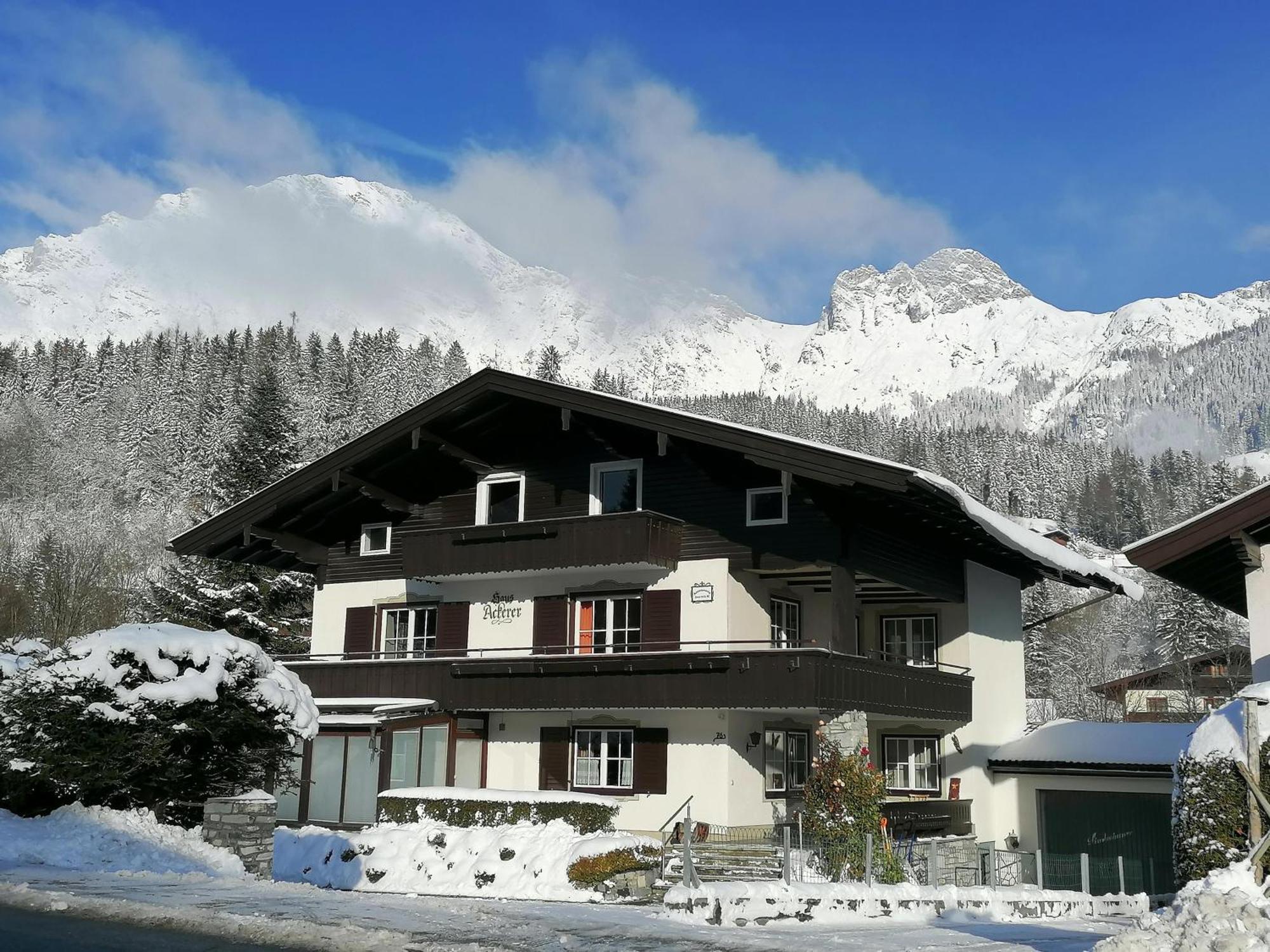 Haus Ackerer Apartment Leogang Bagian luar foto